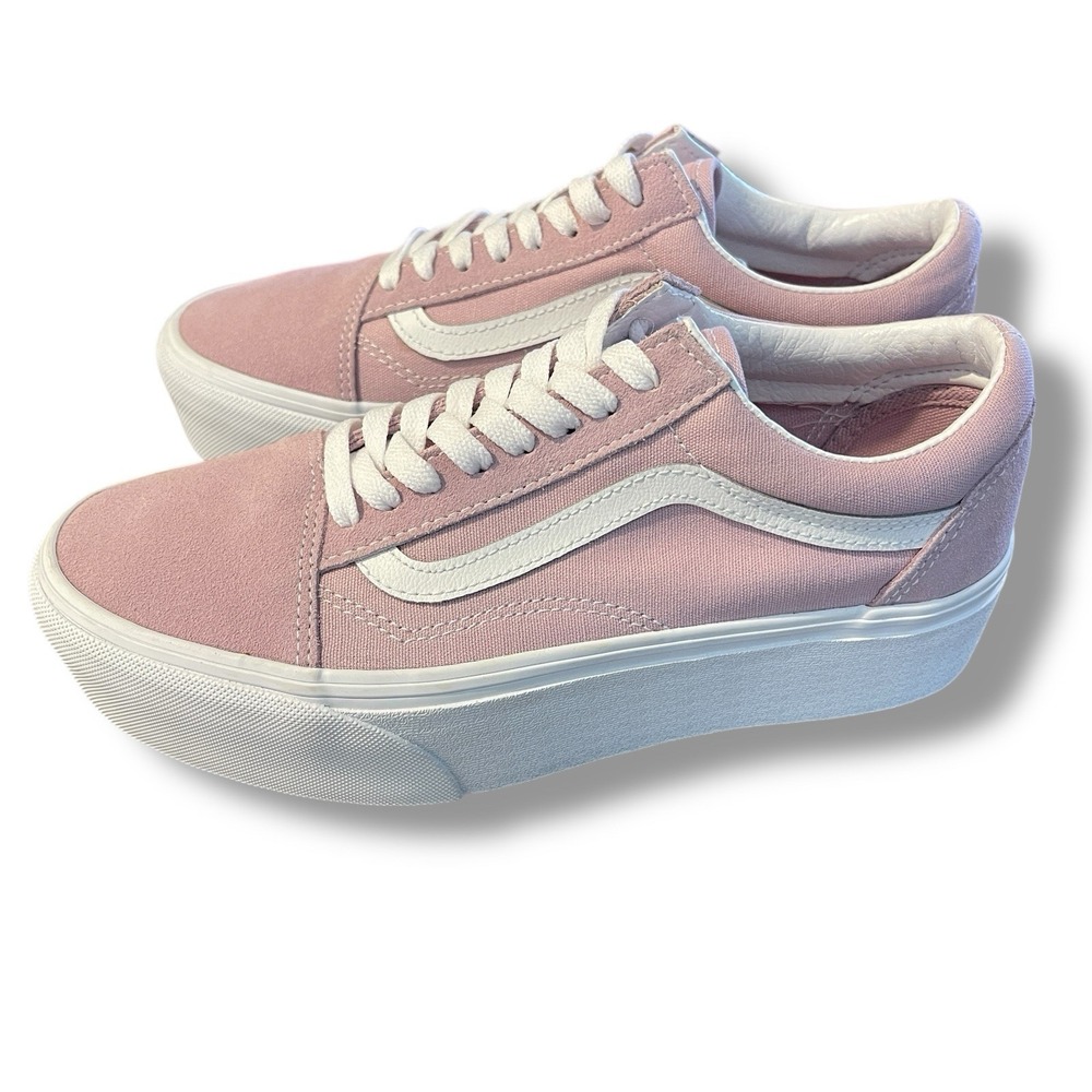 VANS Old Skool Stackform Shoes Keepsake Lilac Pin… - image 3